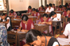 II PUC exams commence in twin districts